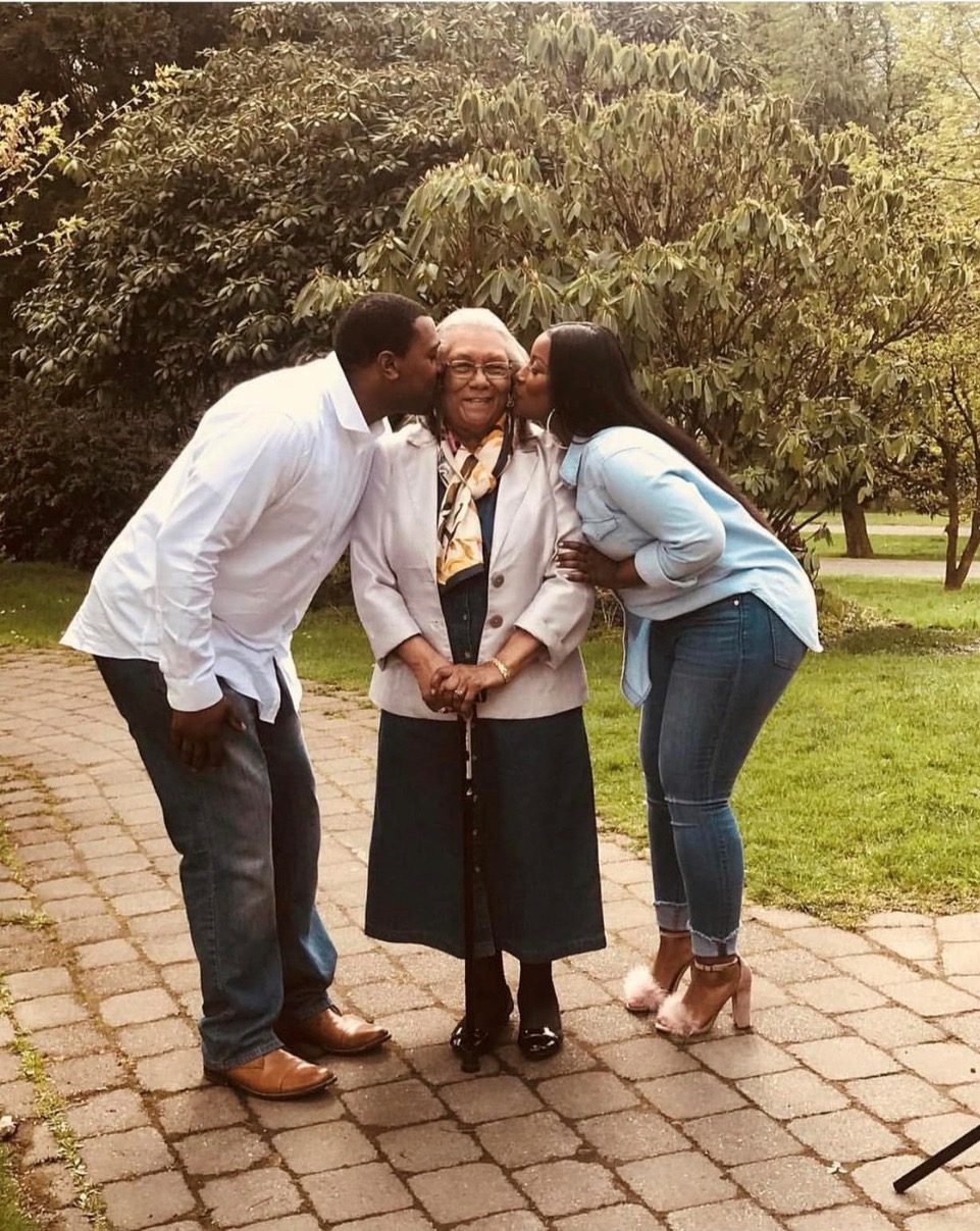 Kayla and her brother Alfred show their grandma some love during a family gathering in Tacoma’s Wright Park in 2018. Kayla and her brother Alfred show their grandma some love during a family gathering in Tacoma’s Wright Park in 2018.