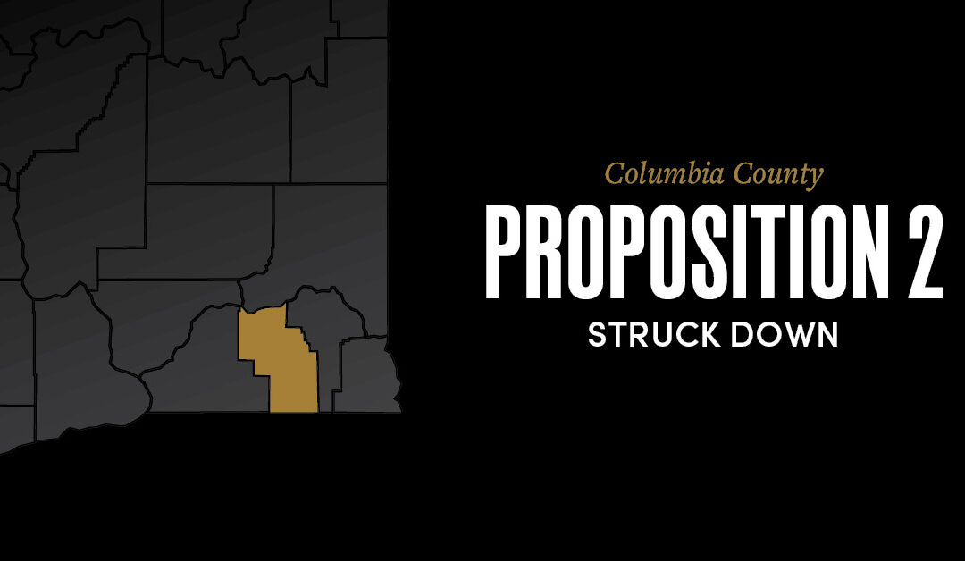 Neighbors United for Progress blocks Proposition 2 from November ballot in Columbia County